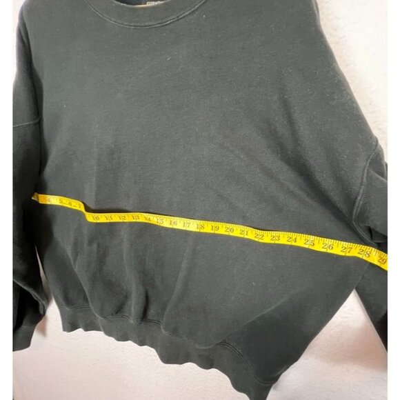 Essentials Fear Of God Black Oversized Sweatshirt M Cotton Blend Unisex - Picture 9 of 11